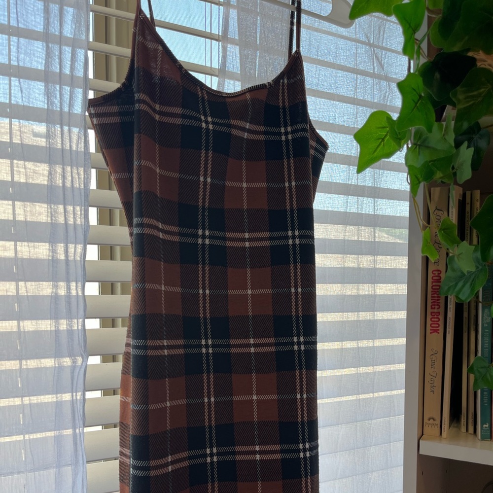 Derek heart plaid dress